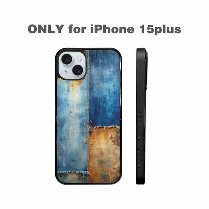 iPhone 15 Plus Case — Curve The Ripping Demin Tectures For, Custom Art Phone Cover