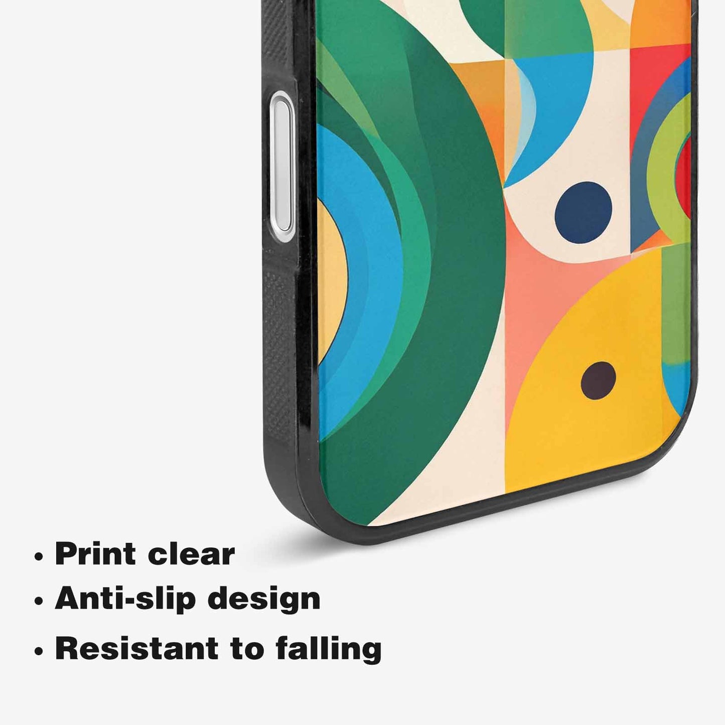iPhone 16 Case — 1960s Mod Cartoon Art Pattern, Custom Art Phone Cover