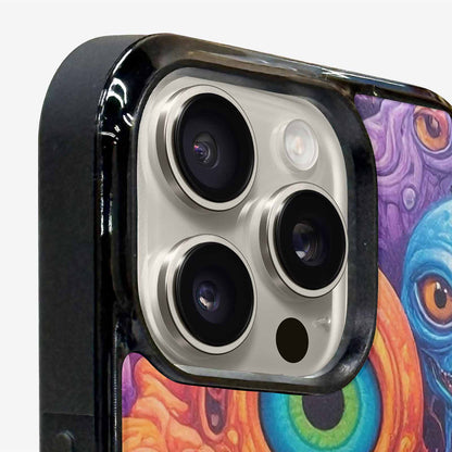 iPhone 16 Pro Case — Aliens Tie Dyemelting Aliens P, Unique Phone Case Design