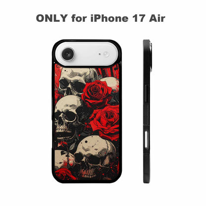 iPhone 17 Air Case — Skull Dark Art Gothic Print Gothic, Unique Phone Case Design