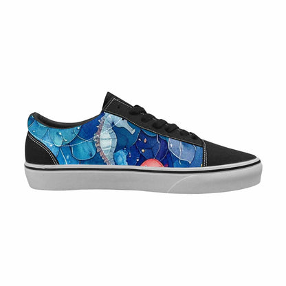 MEN'S Fish Scale Coral Canvas Lace-Up Y2K Shoes