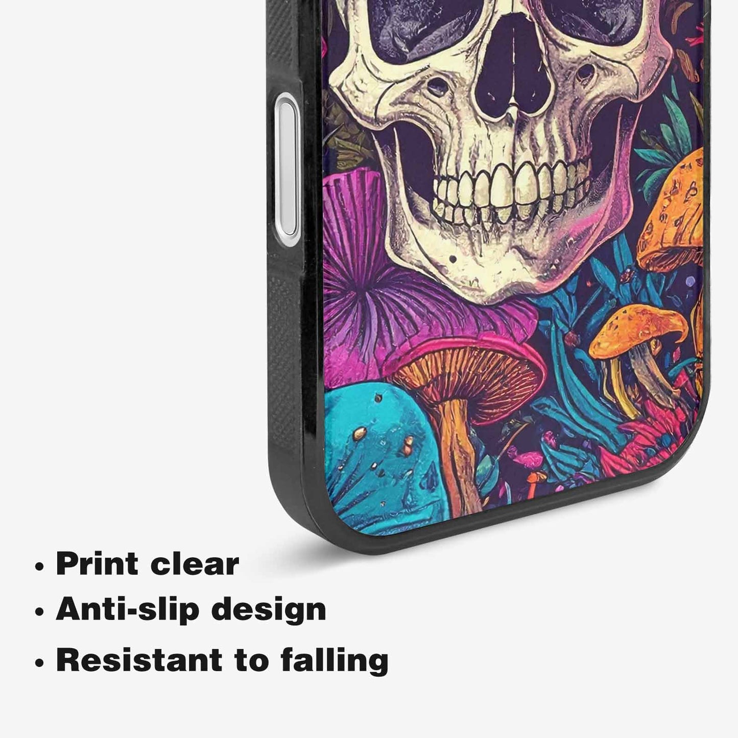 iPhone 16 Case — Mushroom Skull Custom, Custom Made Phone Cover