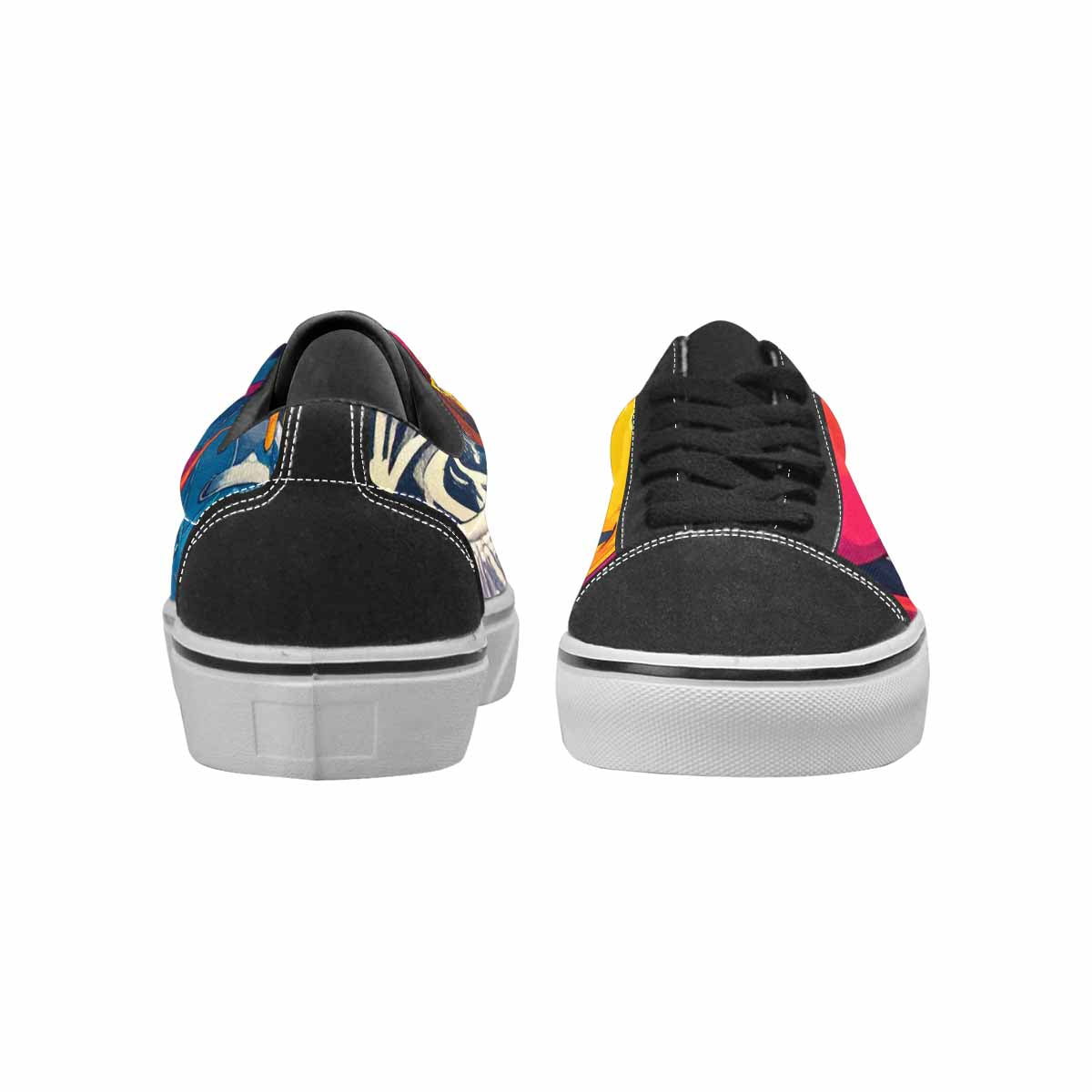 WOMEN'S Smiley Faces Lace-Up Canvas Dreamlike Custom Shoes