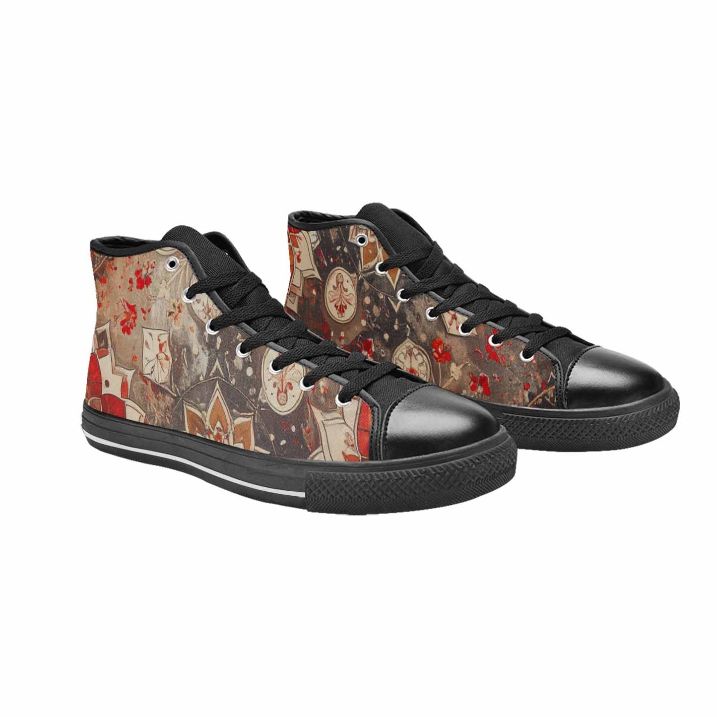 MEN'S Mandala High Top Canvas Dreamcore Custom Shoes