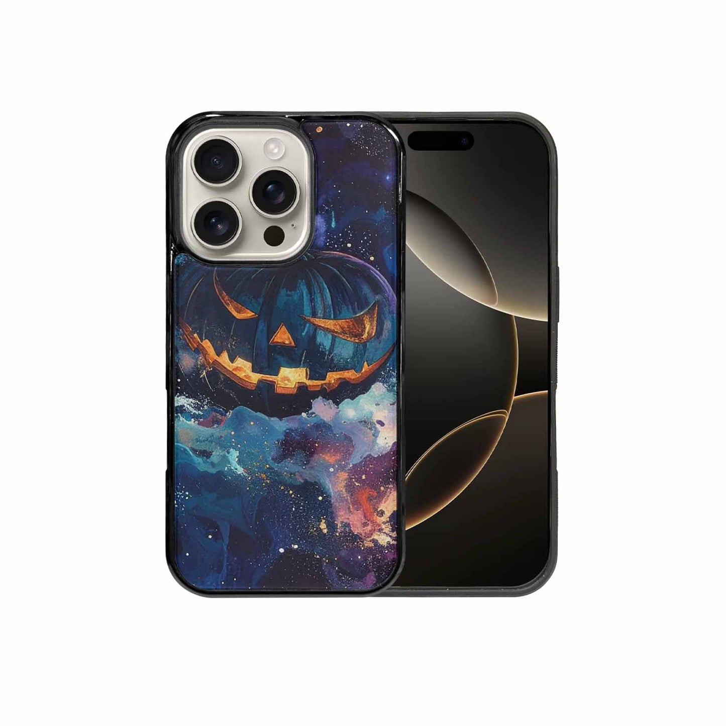 iPhone 16 Pro Case — Eamless Repeating Pattern Of Overlapping Pumpkin, Custom Phone Case