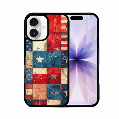 iPhone 17 Case — Small American Flag Stars Galaxy Space, Custom Designed Case Cover