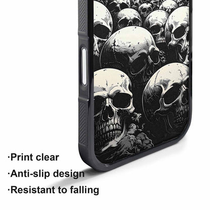 iPhone 17 Air Case — Skull Dark Art Gothic Print Gothic, Unique Phone Case Design