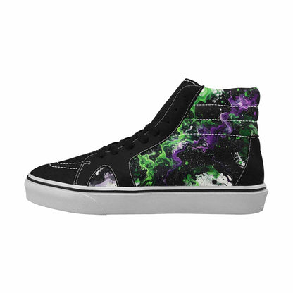 MEN'S Galaxy Nebula High Top Canvas Surreal Custom Shoes