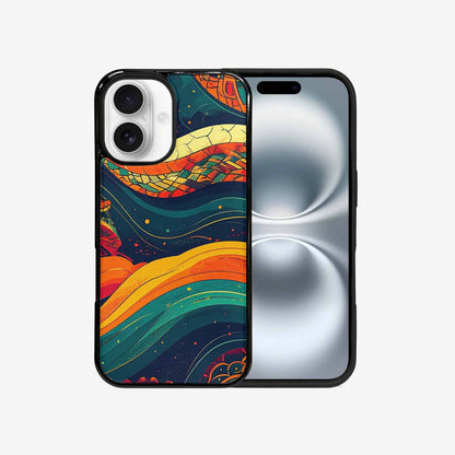 iPhone 16 Case — Hippie Serpent Pulse, Custom Phone Case