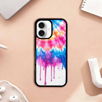 iPhone 17 Case — Tie Dye Style Art Tie Dye, Customized Protective Case