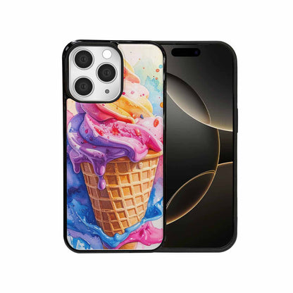 iPhone 15 Pro Max Case — Melting Icecream Collage Custom, Custom Art Phone Cover