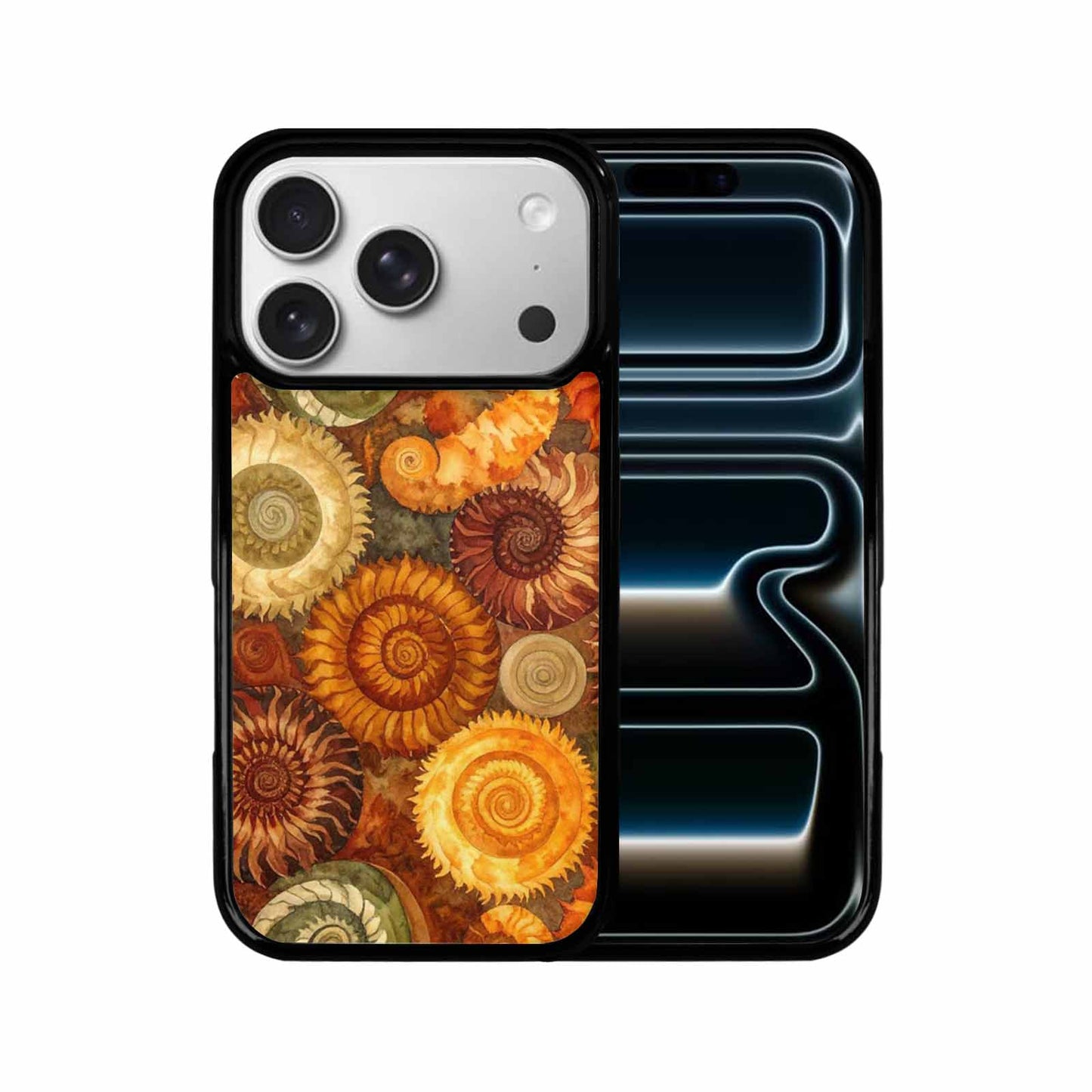 iPhone 17 Pro Case — Tie Dye Earth Tones Blended Tie, Custom Made Phone Cover