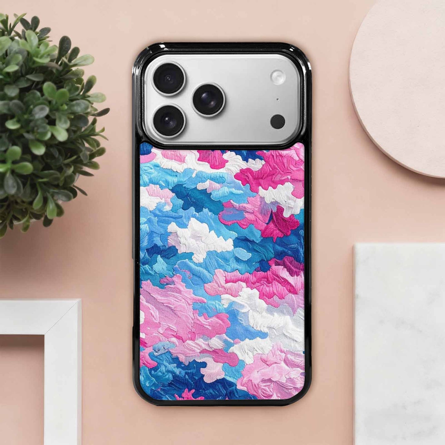 iPhone 17 Pro Max Case — Vivid Camo Transgender Camo, Customized Protective Case