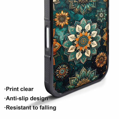 iPhone 17 Pro Case — Small Mandala Pattern Randomly Varying Floral, Unique Phone Case Design