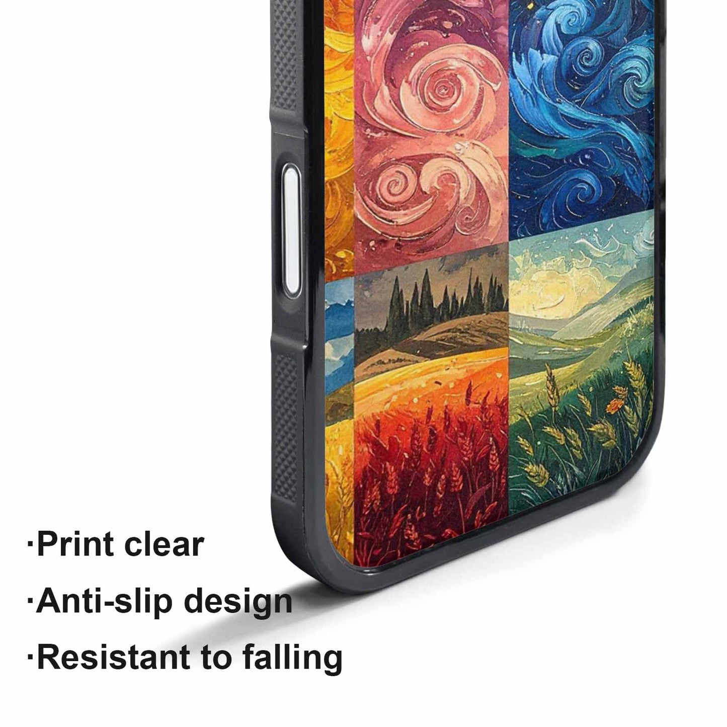 iPhone 17 Pro Max Case — Small Van Gogh Style Galaxy Space, Personalized Phone Case