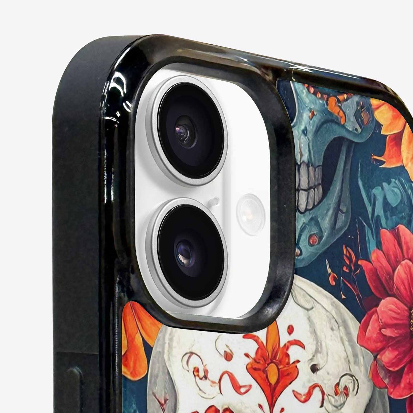 iPhone 16 Case — Marble Skull Custom, Custom Designed Case Cover