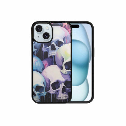 iPhone 15 Case — Dark Black And White Color Tone, Custom Made Phone Cover