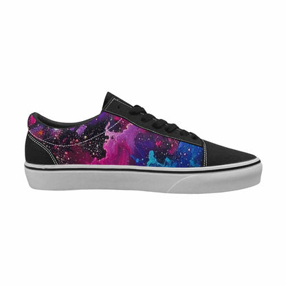 WOMEN'S Galaxy Nebula Galaxy Nebula Lace-Up Canvas Aesthetic Custom Shoes