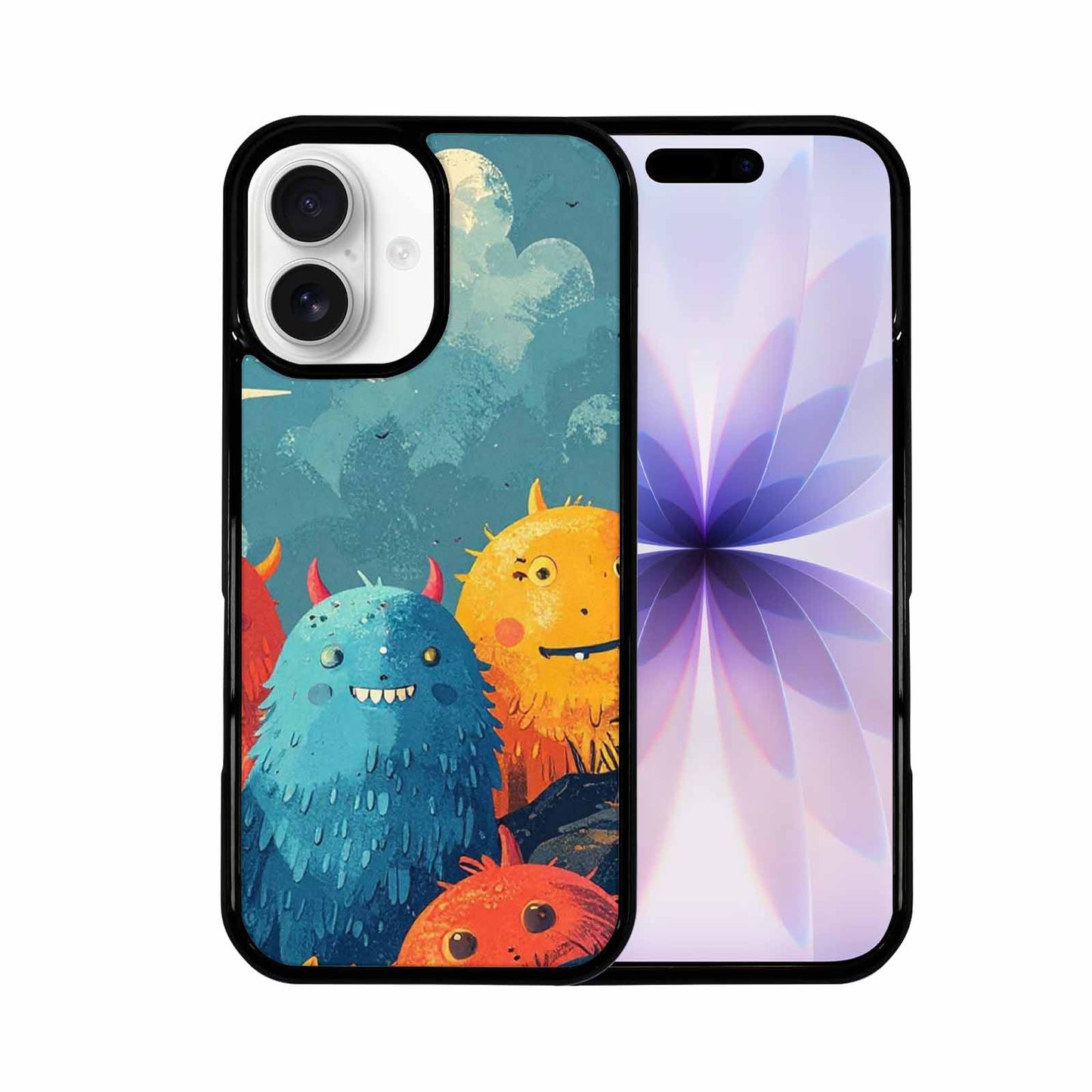 iPhone 17 Case — Vintage Monsters Lighthouse Retro Vintage, Custom Printed Phone Case