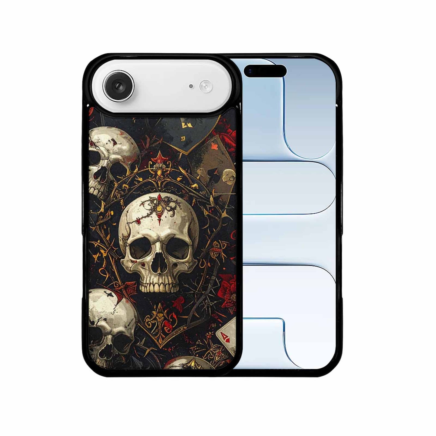 iPhone 17 Air Case — Skull Dark Art Gothic Print Gothic, Custom Printed Phone Case