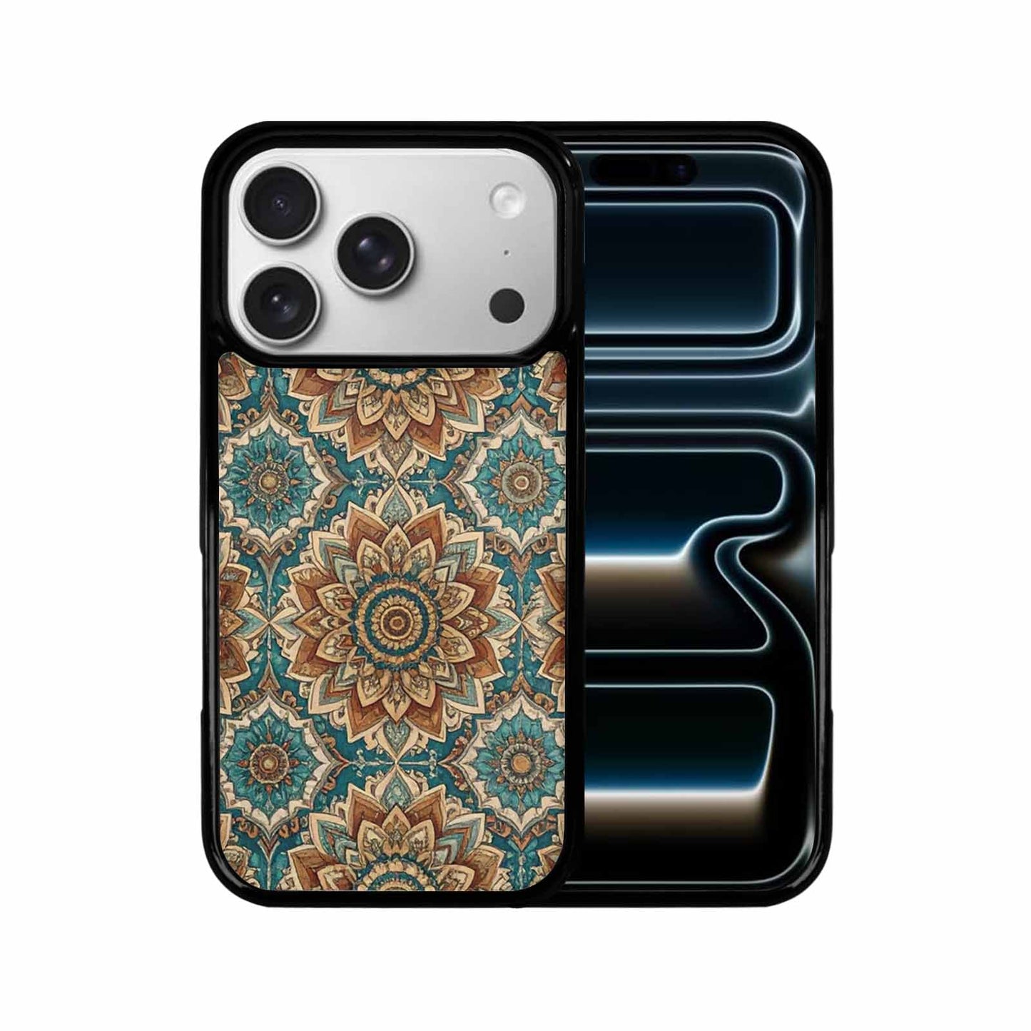 iPhone 17 Pro Case — Small Mandala Pattern Randomly Varying Floral, Original Design Phone Case
