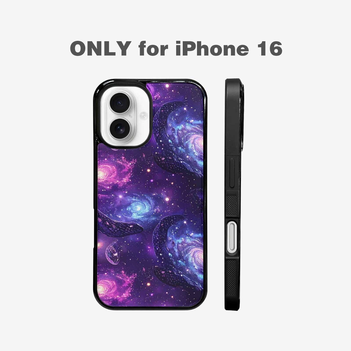 iPhone 16 Case — Galaxy Snake Print Custom, Customized Protective Case