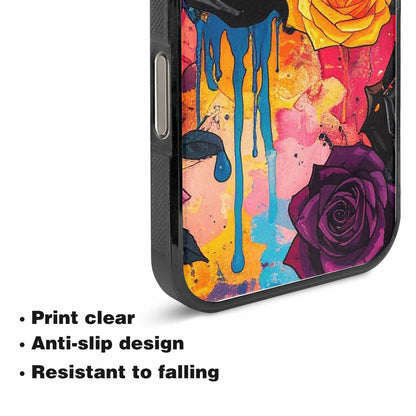 iPhone 15 Pro Max Case — Gothic Rose Gothic Roses Pattern Hundreds, Custom Made Phone Cover