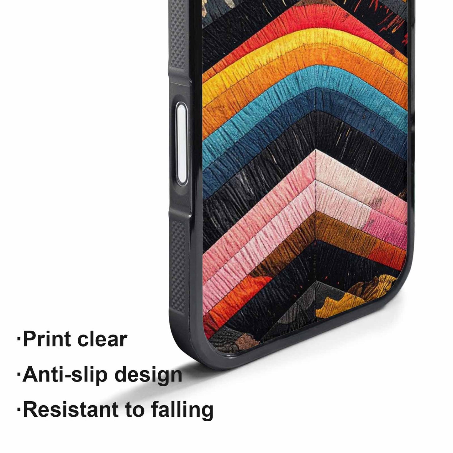 iPhone 17 Pro Case — Vivid Camo Progress Pride Camo, Original Design Phone Case