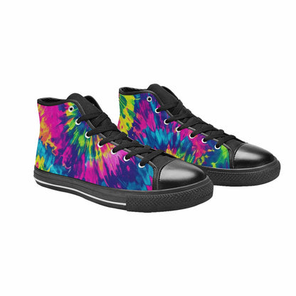 MEN'S Tie Dye - High Top Canvas Vivid Shoes