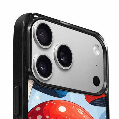 iPhone 17 Pro Max Case — Vivid Winter Mushroom Cartoon Cute, Custom Print Case Cover