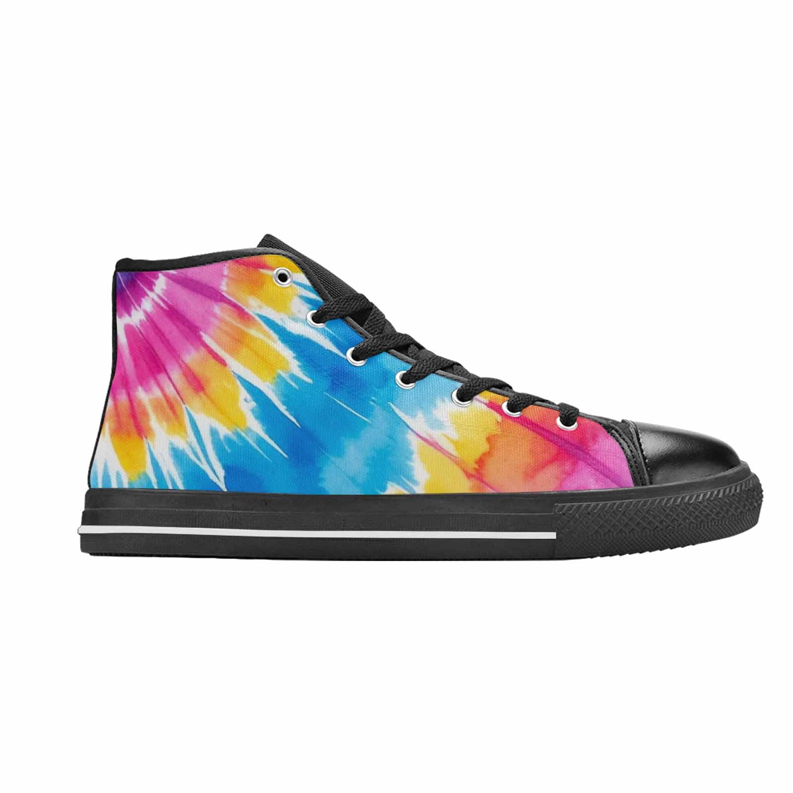 MEN'S Tie Dye Drip High Top Canvas Aesthetic Sneakers