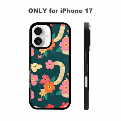 iPhone 17 Case — Floral Snake Print Floral, Custom Print Case Cover