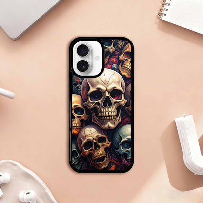 iPhone 17 Case — Skull Dark Art Gothic Print Gothic, Customized Protective Case