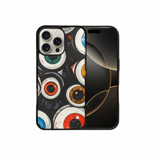 iPhone 16 Pro Max Case — Googly Cartoon Eyeballs, Personalized Phone Case
