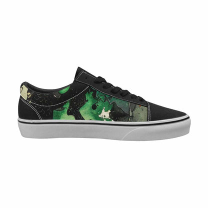 WOMEN'S Dragon Scale Lace-Up Canvas Cottagecore Custom Sneakers