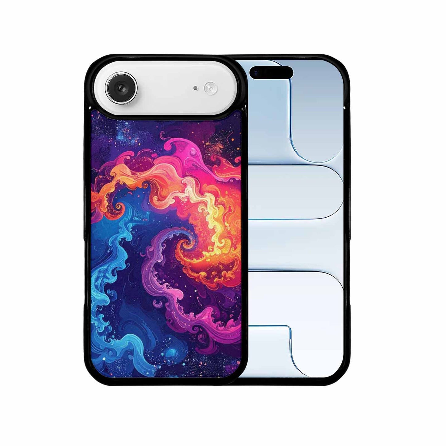 iPhone 17 Air Case — Rose Galaxy Art Seamless Pattern Galaxy, Custom Phone Case
