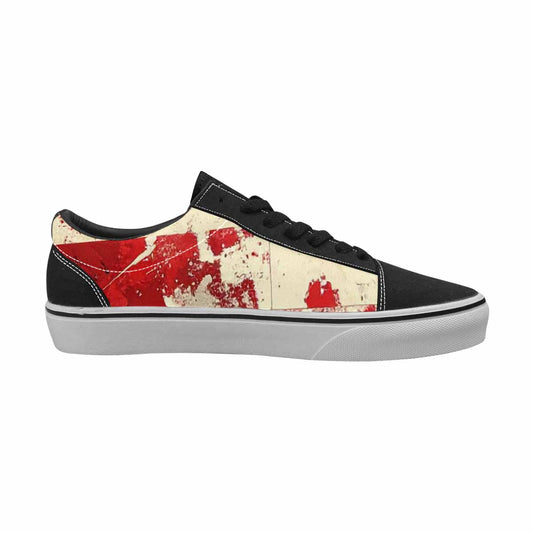 MEN'S American Flag Stars Canvas Lace-Up Dark Academia Sneakers