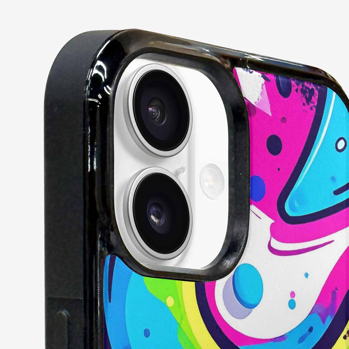 iPhone 16 Case — Acid Wash Cartoon, Custom Phone Case