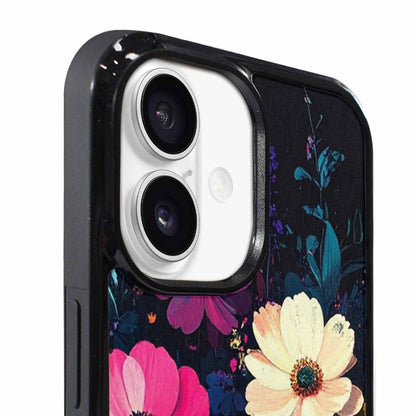 iPhone 17 Case — Shadowy Glitch Floral Pattern Floral, Custom Made Phone Cover