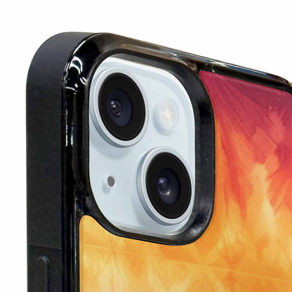 iPhone 15 Plus Case — Ombre Tie Dye Sunset, Custom Phone Case