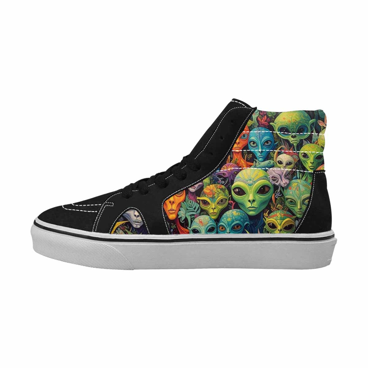 MEN'S Aliens High Top Canvas Grunge Shoes