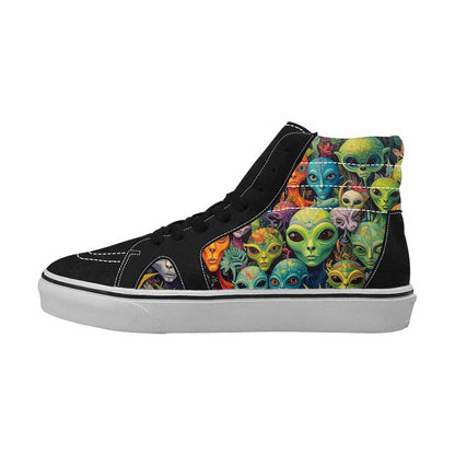 MEN'S Aliens High Top Canvas Grunge Shoes