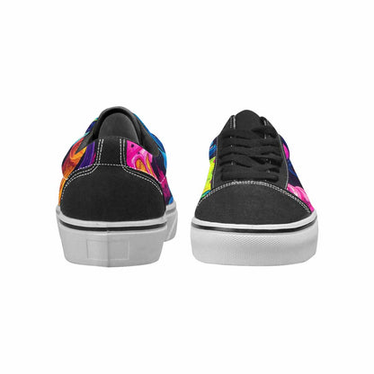 WOMEN'S Ice Cream Monsters  Lace-Up Canvas Vivid Sneakers