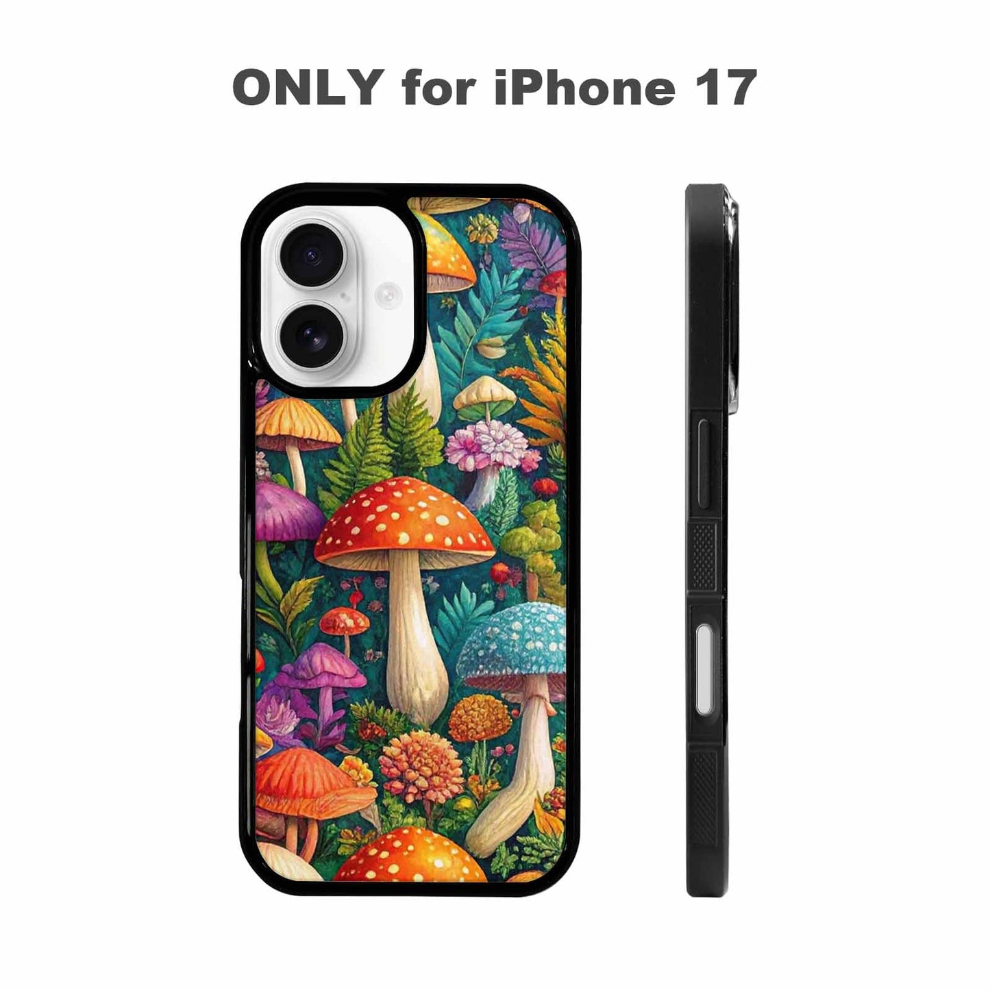 iPhone 17 Case — Mushrooms Botanicalmushrooms P Xsd Floral, Unique Phone Case Design