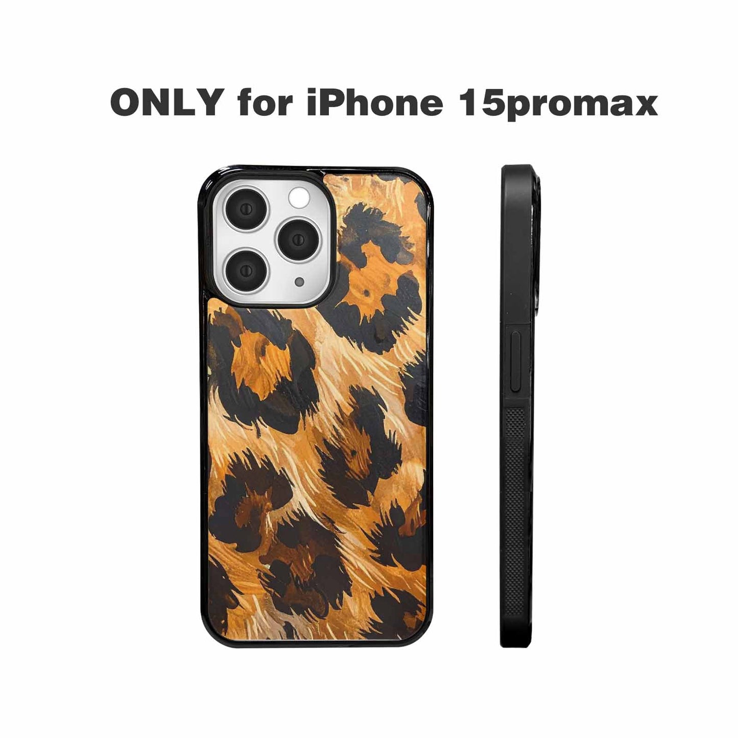 iPhone 15 Pro Max Case — Leopard Soft Airbrush Gradient, Custom Made Phone Cover