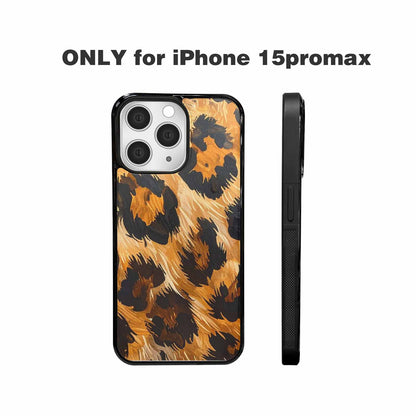 iPhone 15 Pro Max Case — Leopard Soft Airbrush Gradient, Custom Made Phone Cover