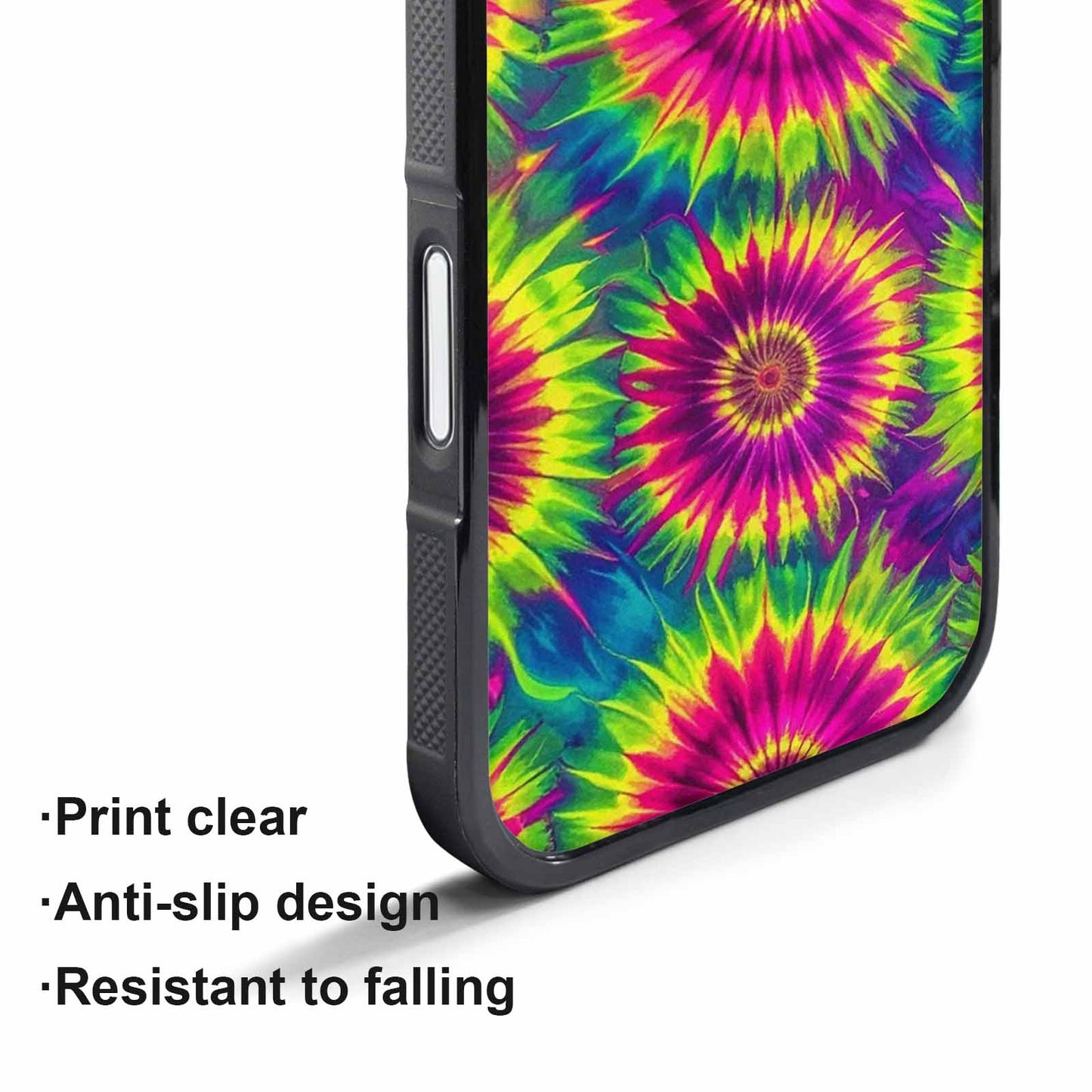 iPhone 17 Pro Case — Tie Dye Neon Acid Blended Tie, Custom Print Case Cover