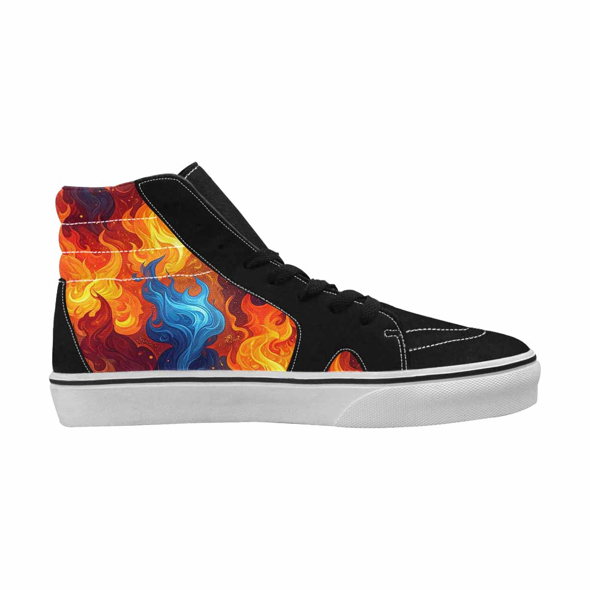 MEN'S Fire Flame High Top Canvas Dreamcore Shoes