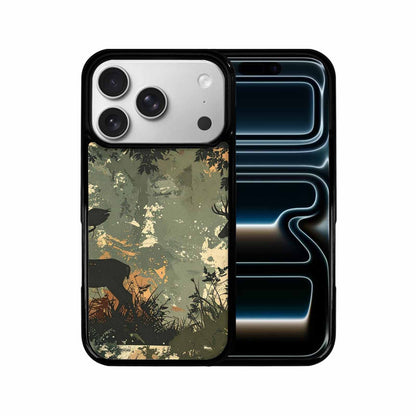 iPhone 17 Pro Case — Hunting Camouflage Pattern With Deer Camo, Unique Phone Case Design