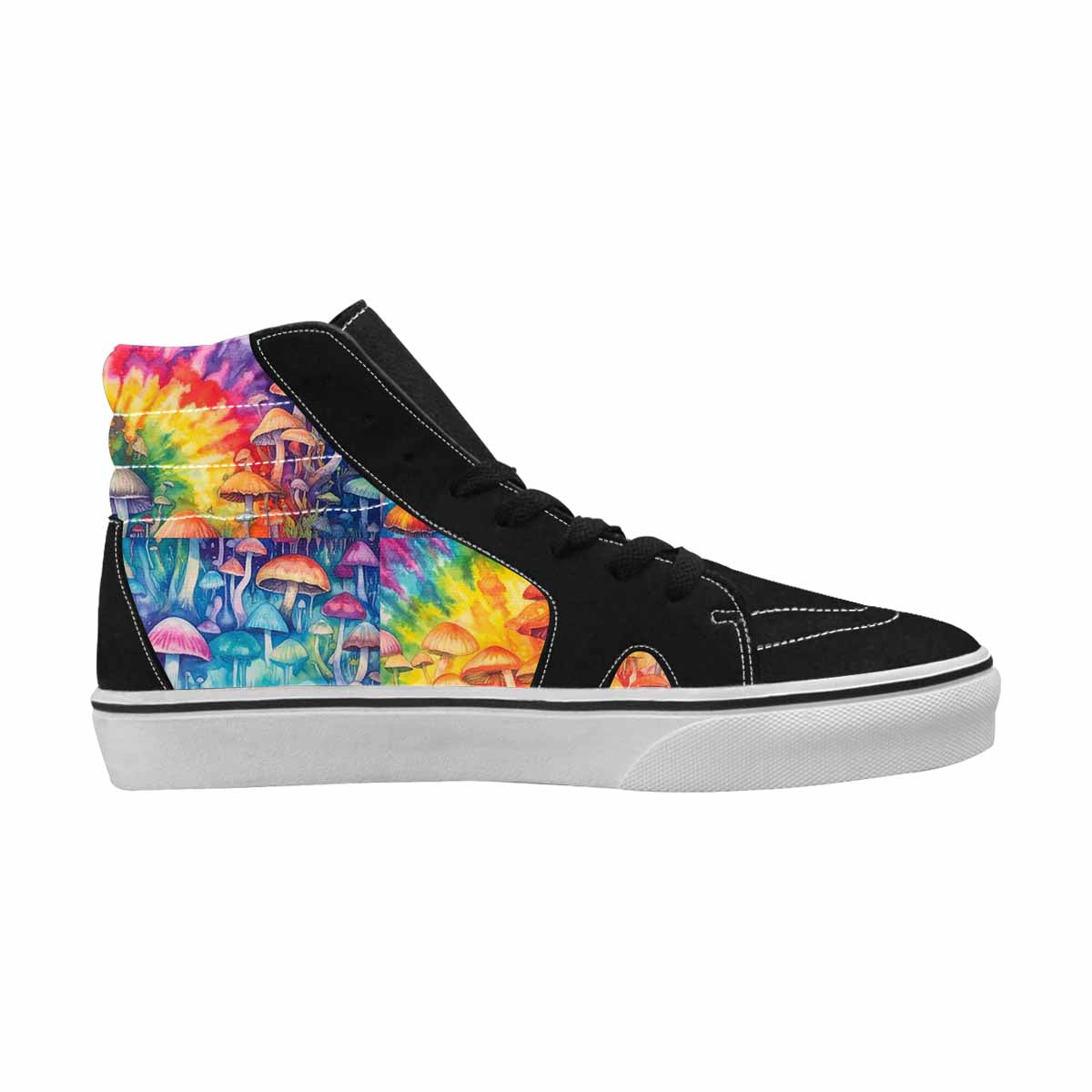MEN'S Mushrooms  Tie Dye High Top Canvas Dreamcore Shoes